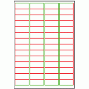 48mm x 20mm - 56 labels per sheet