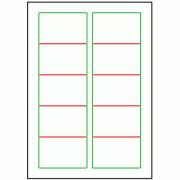 90mm x 50mm - 10 labels per sheet