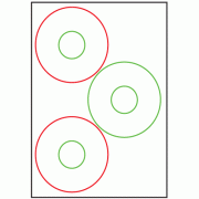 CD Labels - 3 labels per sheet