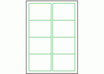 99.1mm x 67.7mm - 8 labels per sheet