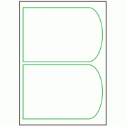 200mm x 136mm - 2 labels per sheet