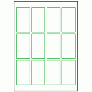 45mm x 84mm - 12 labels per sheet